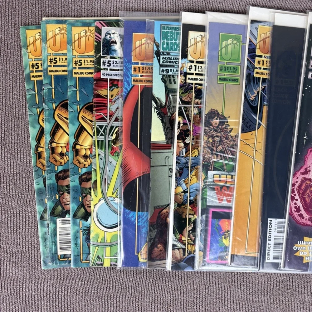 Malibu Comics Ultraverse Comic Books Lot 12 1990s Superhero‎ Collectible Vintage
